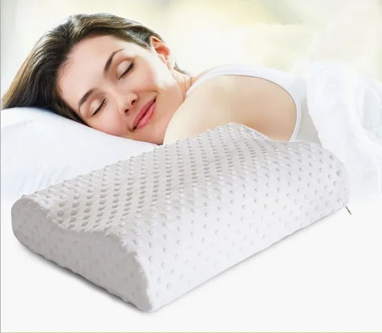 Neck Pillow Fiber Slow Rebound Memory Foam Pillow Cervical Health Care Pillow 