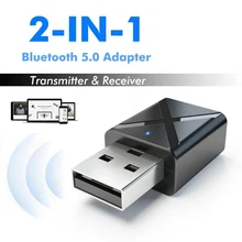Wireless Bluetooth Transmitter Receiver 3.5mm AUX Stereo Mini Bluetooth 5.0 Adapter For Car Music Bluetooth Transmitter For TV
