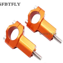 Оранжевый 1 1/" Заготовка руль стояки ручка жир бар крепление зажим для KTM Enduro
