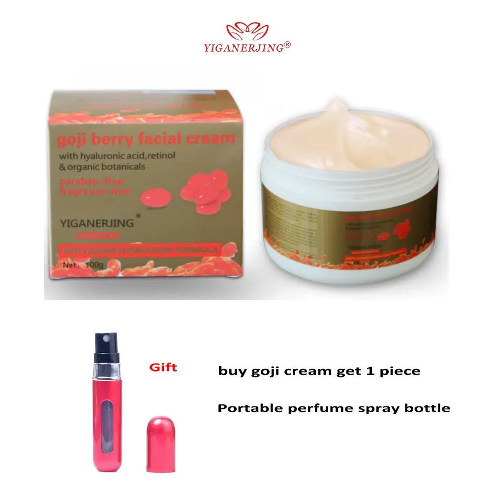 2PCS Hyaluronic acid Chinese goji cream goji berry facial cream medlar anti aging anti wrinkle