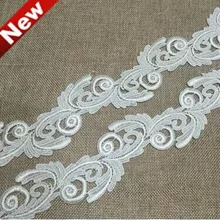 3 ярдов/партия тесемка шнурка полиэфира одежда украшения кружевные ленты с отделкой Ткань для шитья свадебное платье ремесло
