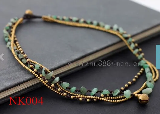 

Bohemia Style 4 Layers Bib Statement Collar Glass Beaded Choker Necklace Fashion Jewelry For Women Wholesale