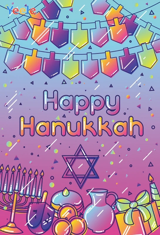Yeele Happy Hashanah Cartoon Party Wallpapers Of Photography Backdrops Personalized Photographic Backgrounds For Photo Studio