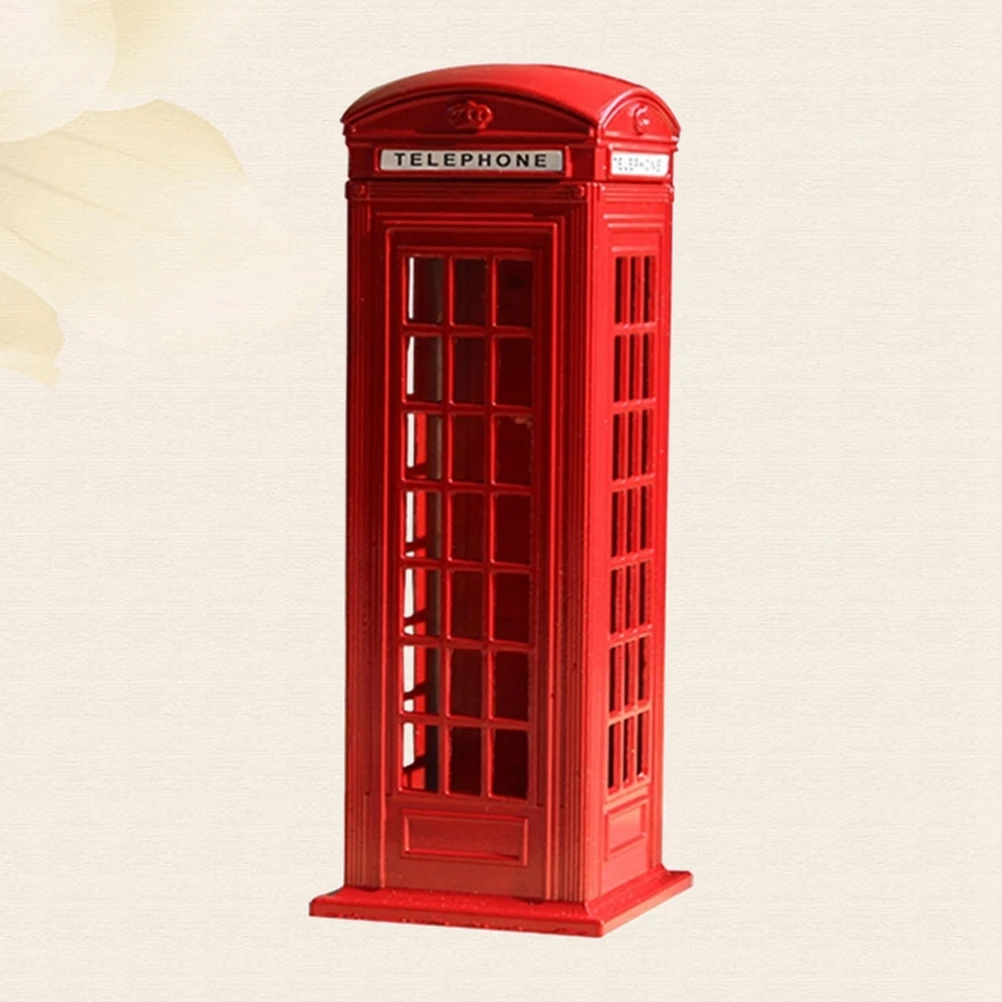 Британский Копилка практичный уникальный винтажный Duarable большой емкости телефонная будка Сейф для денег для детей