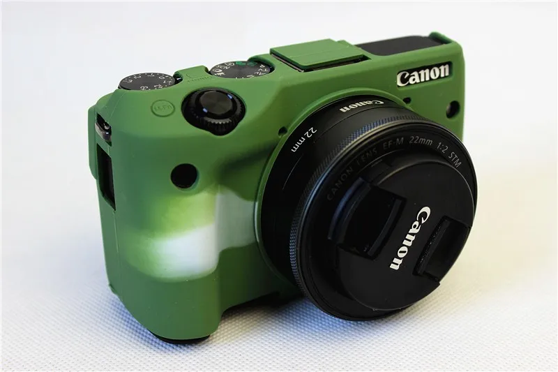 Хороший мягкий силиконовый резиновая Камера тела чехол кожи Камера сумка для Canon EOS M3 EOSM3