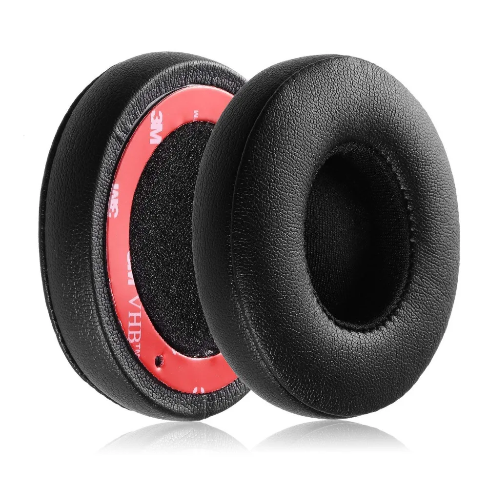 Replacement Earpads Ear Cushions for Beats Solo 2 0 3 0 Wireless on Ear Headphones ONLY Black