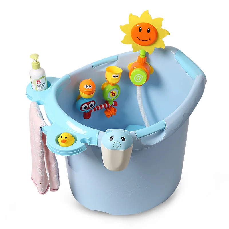 Детская ванна сохранение тепла увеличение Детская ванна баррель Детская ванна ведро многофункциональный может сидеть