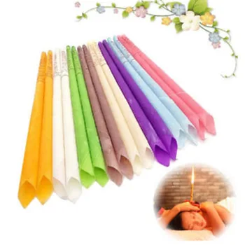 

20 Pcs Ear Candling Beeswax Set Essential Scented Ear Wax Candles Cleaner Kits JS88