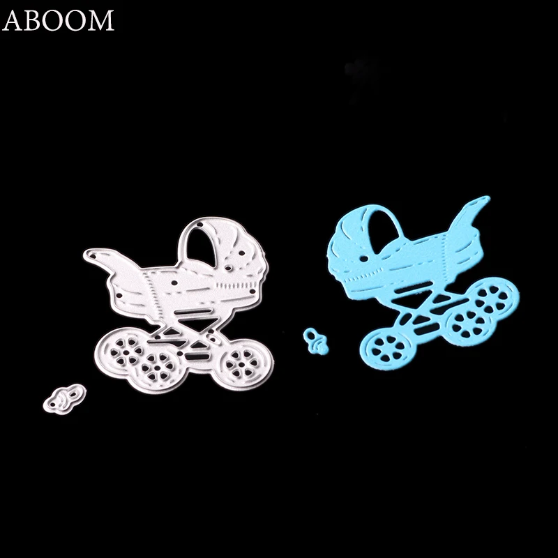 ABOOM 1 шт. DIY Скрапбукинг Детские каретки Вырубные Металлические Стальные режущие
