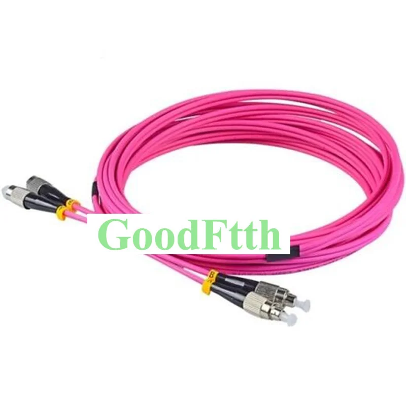 

Fiber Optic Patch Cord Jumper Cable FC-FC Multimode OM4 Duplex GoodFtth 1-15m