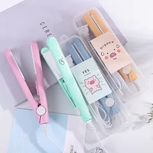 New Arrival Cartoo Electric Hair Straightener Small Power Travel Hair Tools Cute Styling Electric Splint Straightening Hair Clip