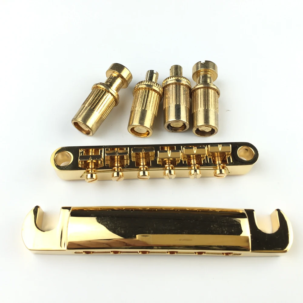 1 Set Gold Tune-O-Matic LP SG Electric Guitar Bridge And Tailpiece For Epi MADE IN KOREA | Спорт и развлечения