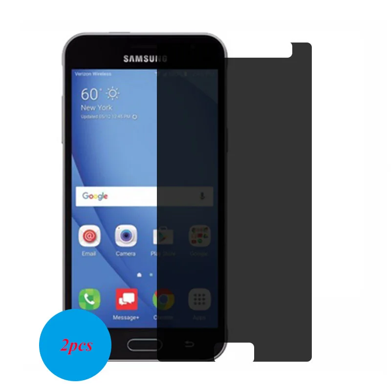 

YNMIWEI 2PCS Anti-Spy Screen Film For Samsung Galaxy J3 J5 J7 2016 Privacy Tempered Glass Protector For Samsung J310 J510 J710