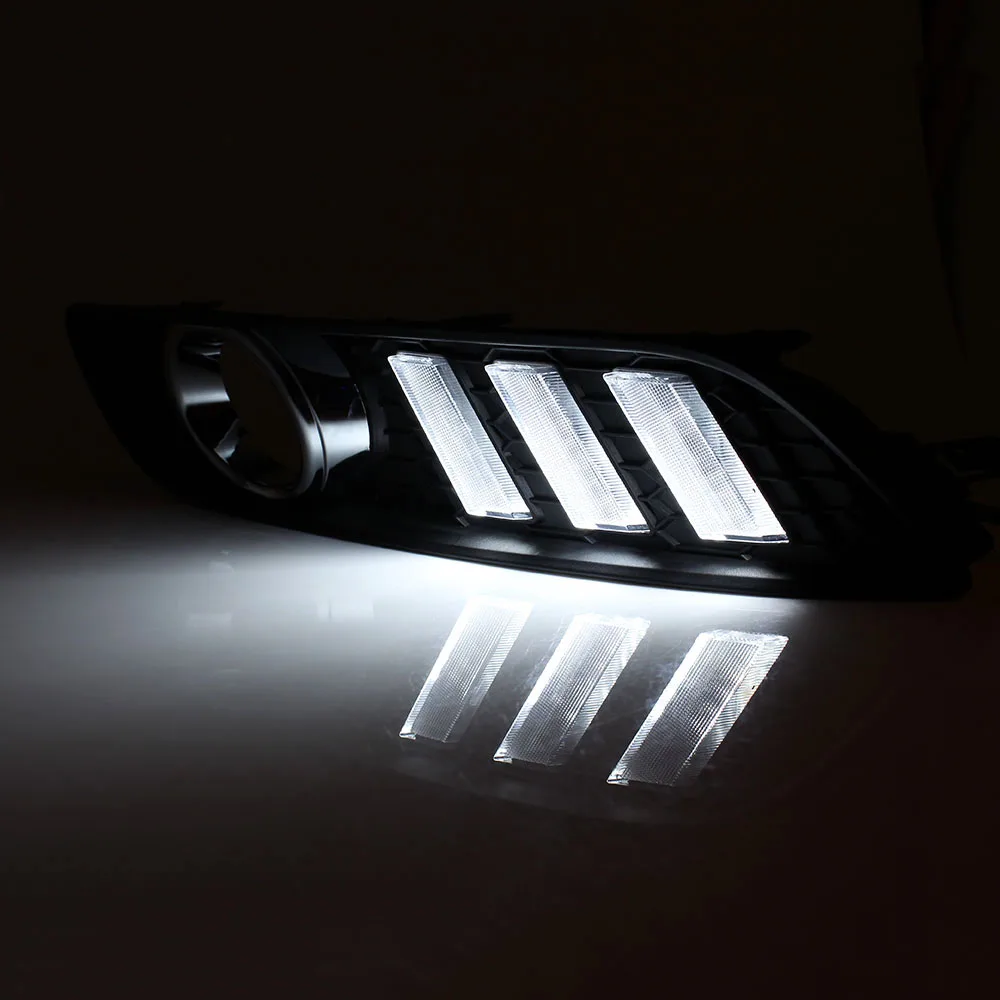 NOVSIGHT авто светодиодный DRL для вождения Дневной ходовой светильник желтый
