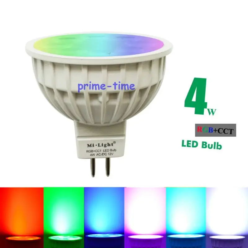 Светодиодный светильник Mi. 4W RGB + CCT MR16 точечный 12 В переменного/постоянного тока