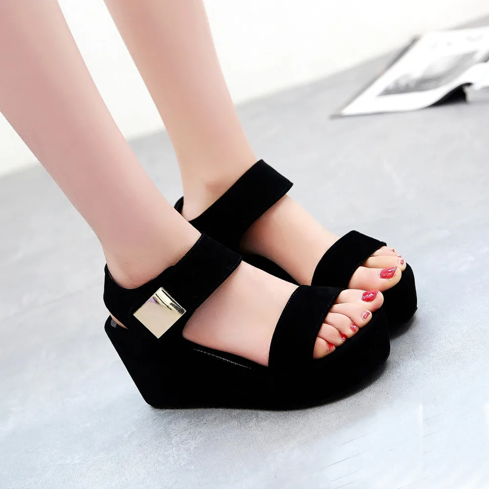 zapatos mujer 2015 New Summer Rome Mules Simple Retro Punk Trend ...