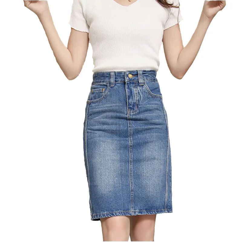 High waist denim skirt for women 2018 spring and summer fashion Plus size jeans skirt slim female Sexy bag hip skirts OKXGNZ1827 High waist denim skirt for women 2018 spring and summer fashion Plus size jeans skirt slim female Sexy bag hip skirts OKXGNZ1827