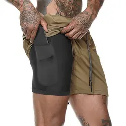 Мужские летние тонкие шорты для спортзала Фитнес Бодибилдинг беговые мужские шорты по колено дышащие шорты спортивная одежда-сетка