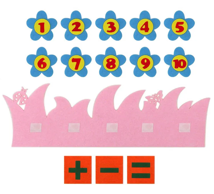 Обучение детский сад Руководство Diy ткань Раннее Обучение Образование игрушки Монтессори учебные пособия Математические Игрушки
