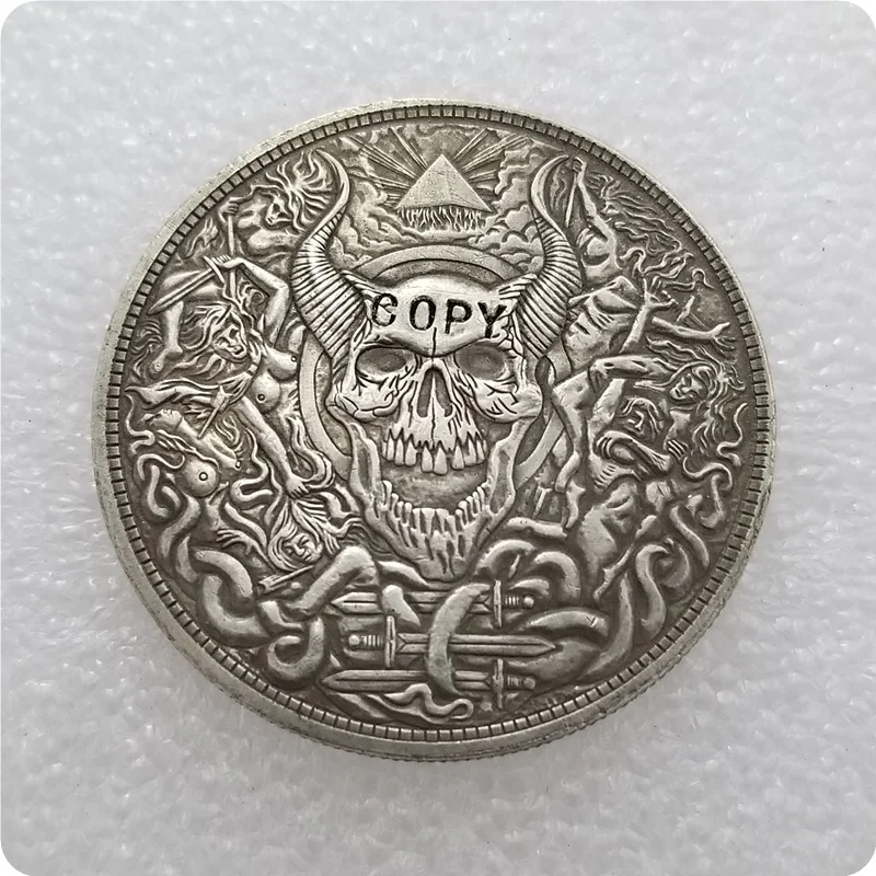 

Hobo Nickel CC Morgan Dollar COPY COIN