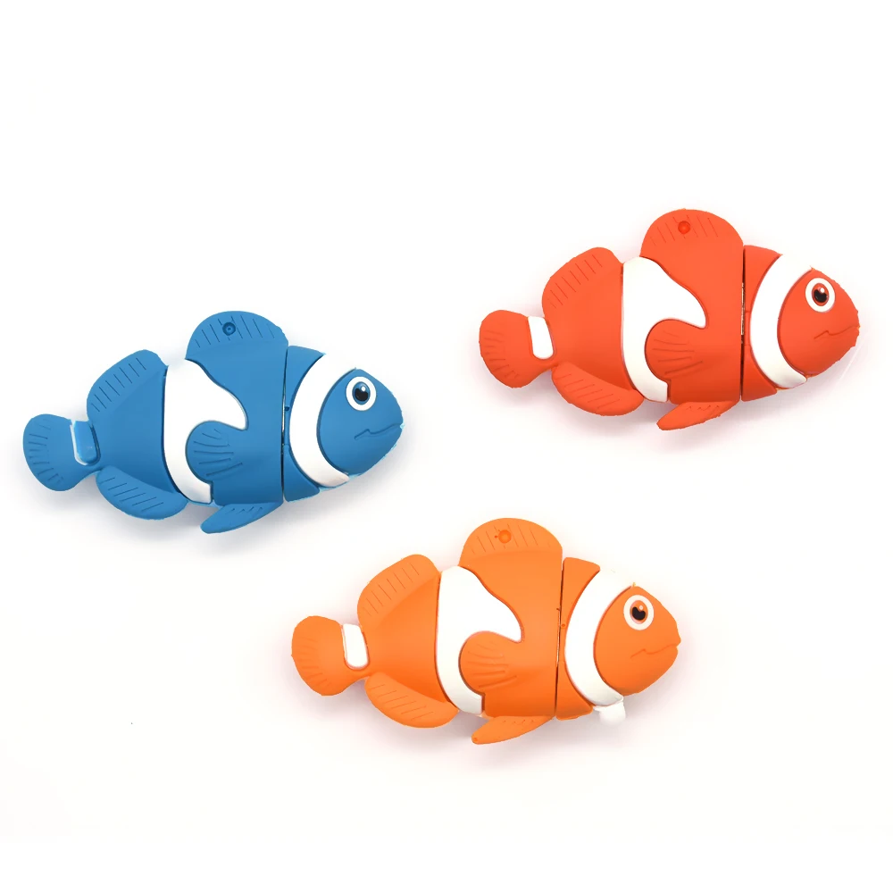 cartoon fish usb flash drive pendrive nemo usb stick 64GB 32GB 16GB 8GB 4Gb  pen drive flash memory stick U disk free shipping