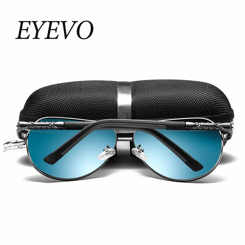 EYEVO ретро унисекс алюминиевый магний мужские солнцезащитные очки поляризованные винтажные очки Аксессуары Солнцезащитные очки для мужчин