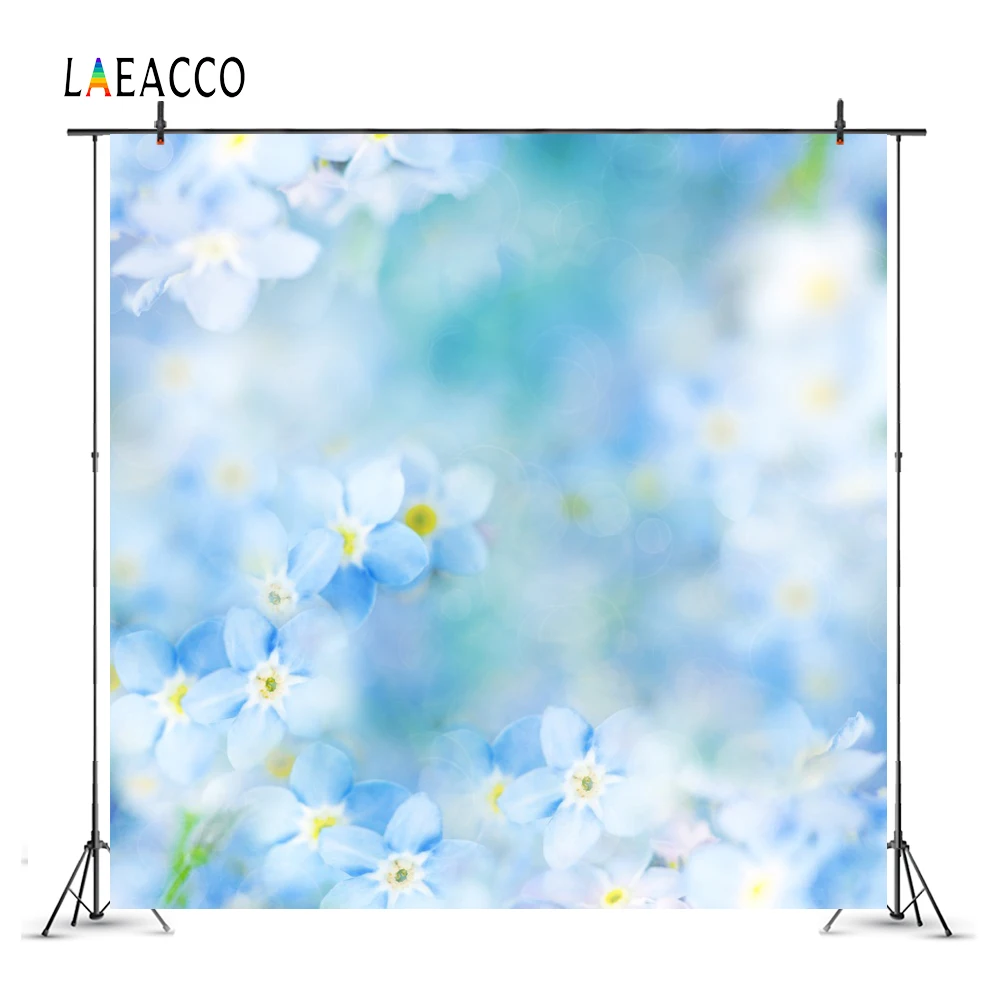 

Laeacco Newborn Photophone Blossom Flowers Hazy Photography Backgrounds Baby Shower Backdrops Child Portrait Photozone Photocall