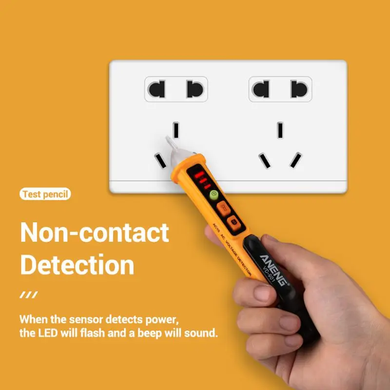 Voltage Tester Pen 12~1000V Non-Contact Volt Alert Sensor Detector Stick tyu 