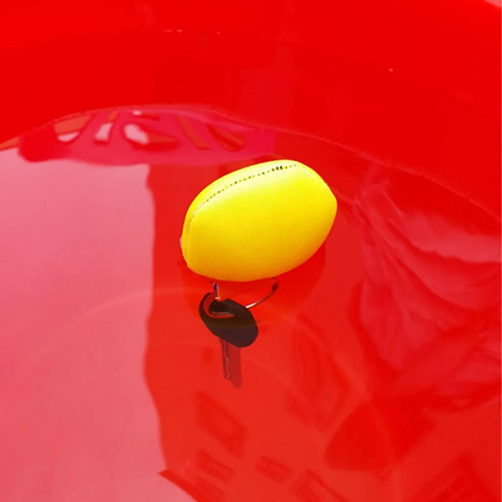 9.5cm Neoprene Round Ball Floating Keyring for Marine Boating Yachting Sailing Surfing Keychain Key Rings Water Sports Accessory
