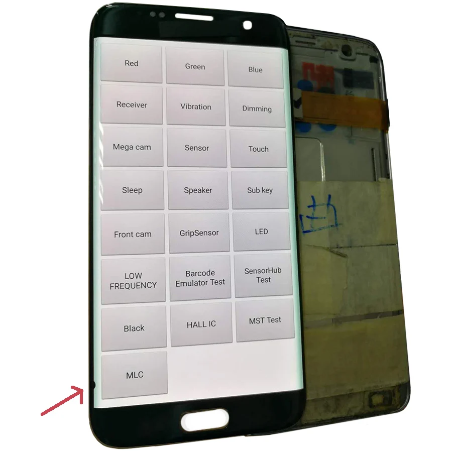 JPFix для Samsung Galaxy S7 edge G9350/A/F/T ЖК дисплей стекло в сборе маленькая точка утечки