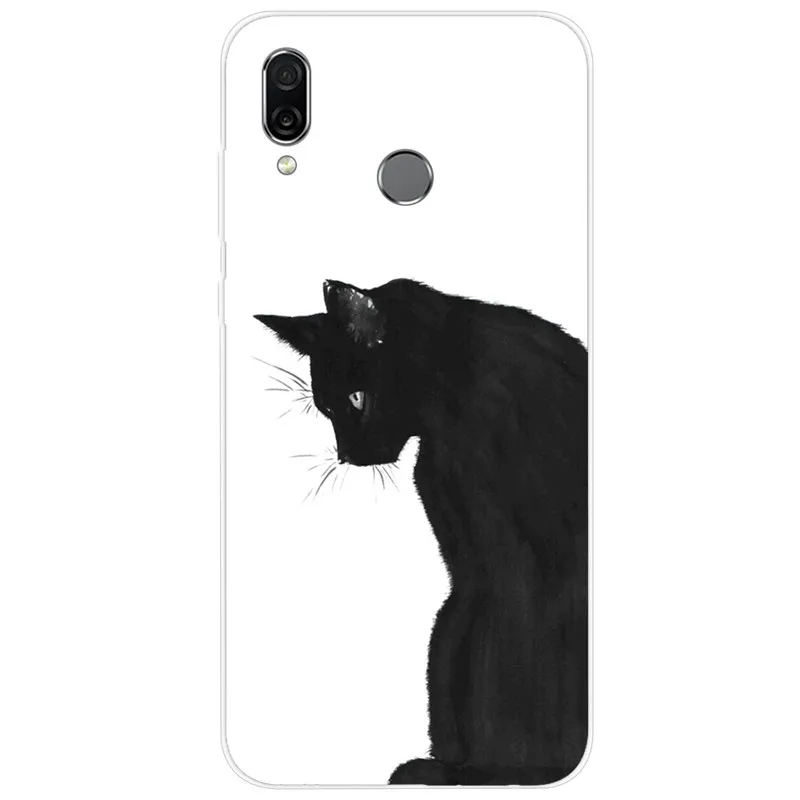 Chic Floral & Animal Print Soft TPU Silicone Case for Huawei Honor Play - 6.3 Protective Phone Cover