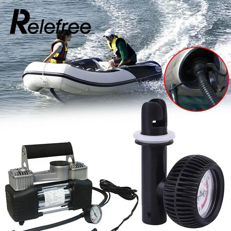 Pressure Gauge Air Thermometer For Inflatable Boat Kayak Test Air Pressure Valve Connector Stand Up Paddle Board Surfing Pressure Gauge Air Thermometer For Inflatable Boat Kayak Test Air Pressure Valve Connector Stand Up Paddle Board Surfing