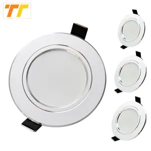 10 Pcs Lot Led Downlight Lamp 3w 5w 7W 9w 12w 15w 18w 230V 110V Ceiling Recessed Downlights Round Led Panel Light Free Shipping