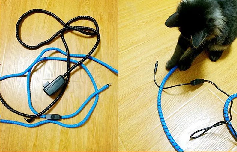 Провод анти-укуса линии трубки pet укуса линии питания шнур анти кошка собака кролик укуса обмотки линии управления устройства защитный шланг