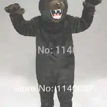 Талисман свирепый медведь гризли маскарадный костюм Взрослый размер маскарадный костюм вечерние карнавальные маскарадные костюмы