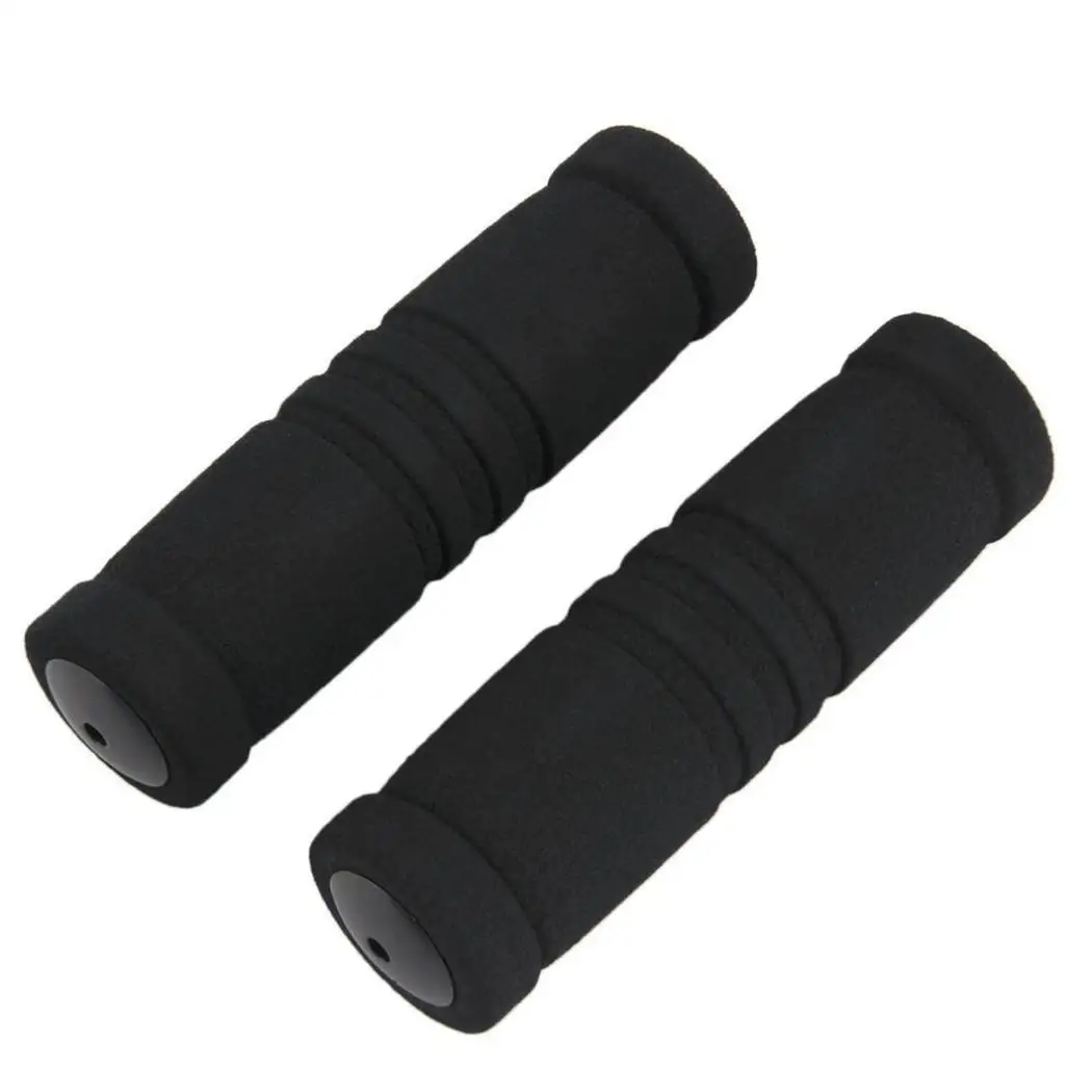 1 Pair Bicycle Grips Non slip Grip Soft Rubber Cycling Handle Grip