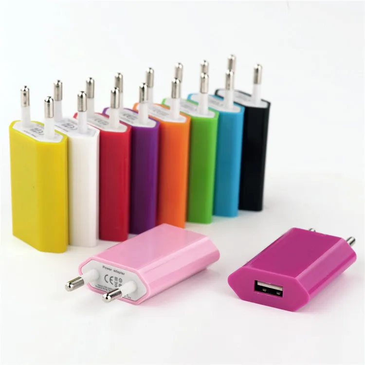 USB Power Adapter EU Plug 5V AC Micro Usb Wall Charger For