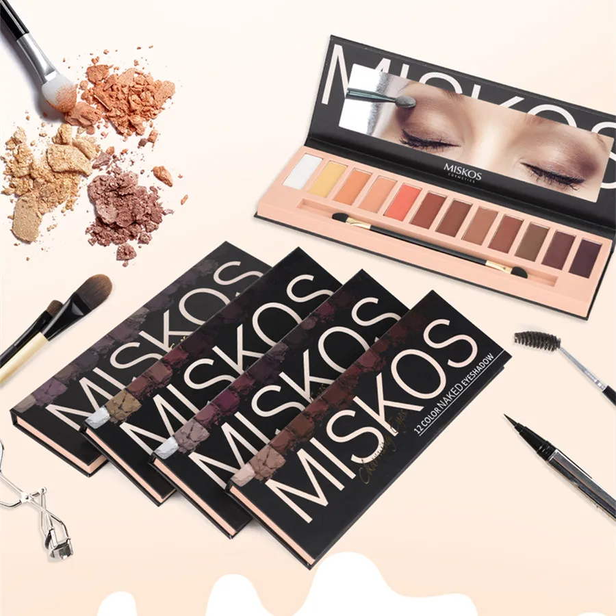 Miskos Nude Eyeshadow Makeup Pallete Shimmer and Shine Eye shadow Pallete Pigment Cosmetics Maquiagem Profissional Completa Miskos Nude Eyeshadow Makeup Pallete Shimmer and Shine Eye shadow Pallete Pigment Cosmetics Maquiagem Profissional Completa