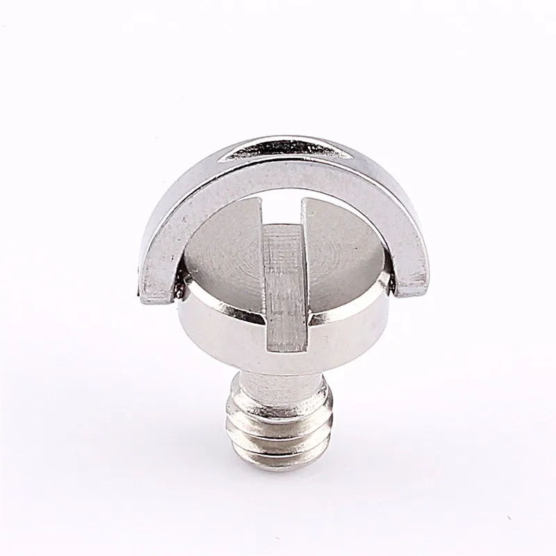 

Free shipping 1/4 inch Screw D-Ring For Camera Tripod Monopod Quick Release Plate Baseplate Rig QR Camera Accessories