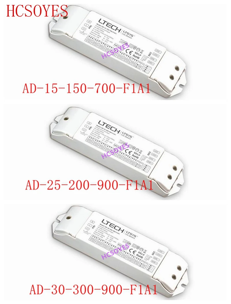 LTECH 15W/25W/30W 5 in 1 LED Intelligent Driver AD-15-150-700-F1A1/AD-25-200-900-F1A1/AD-30-300-900-F1A1 digital dimming 0-10V | Лампы и