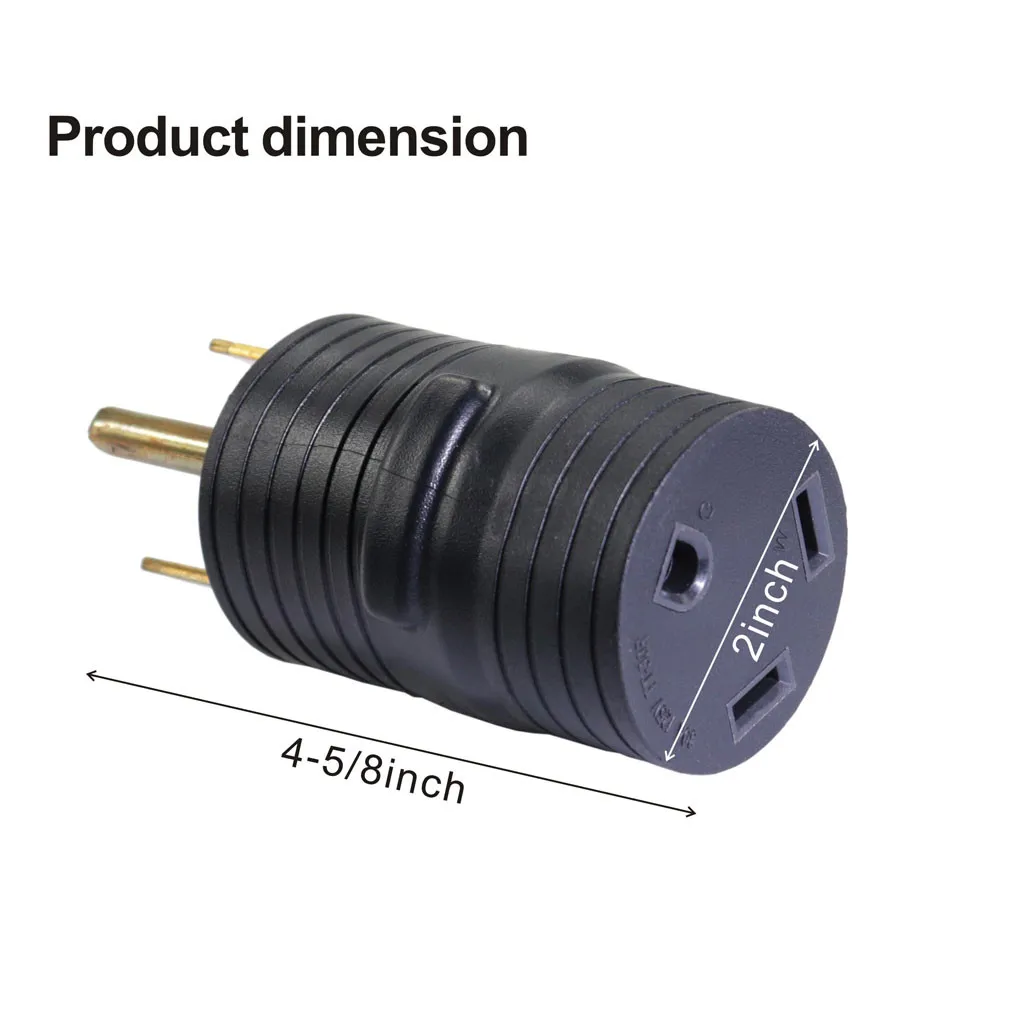 HOT Brand New 1PCS Generator RV Adapter Plug 50A Male to 30A Female 125V Drop Shipping