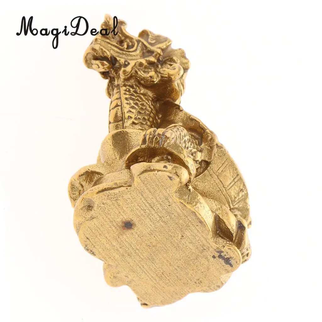 Feng Shui Wealth Prosperity Dragon Turtle Statue Lucky Wealth Ancient Coins Housewarming Congratulatory Gift