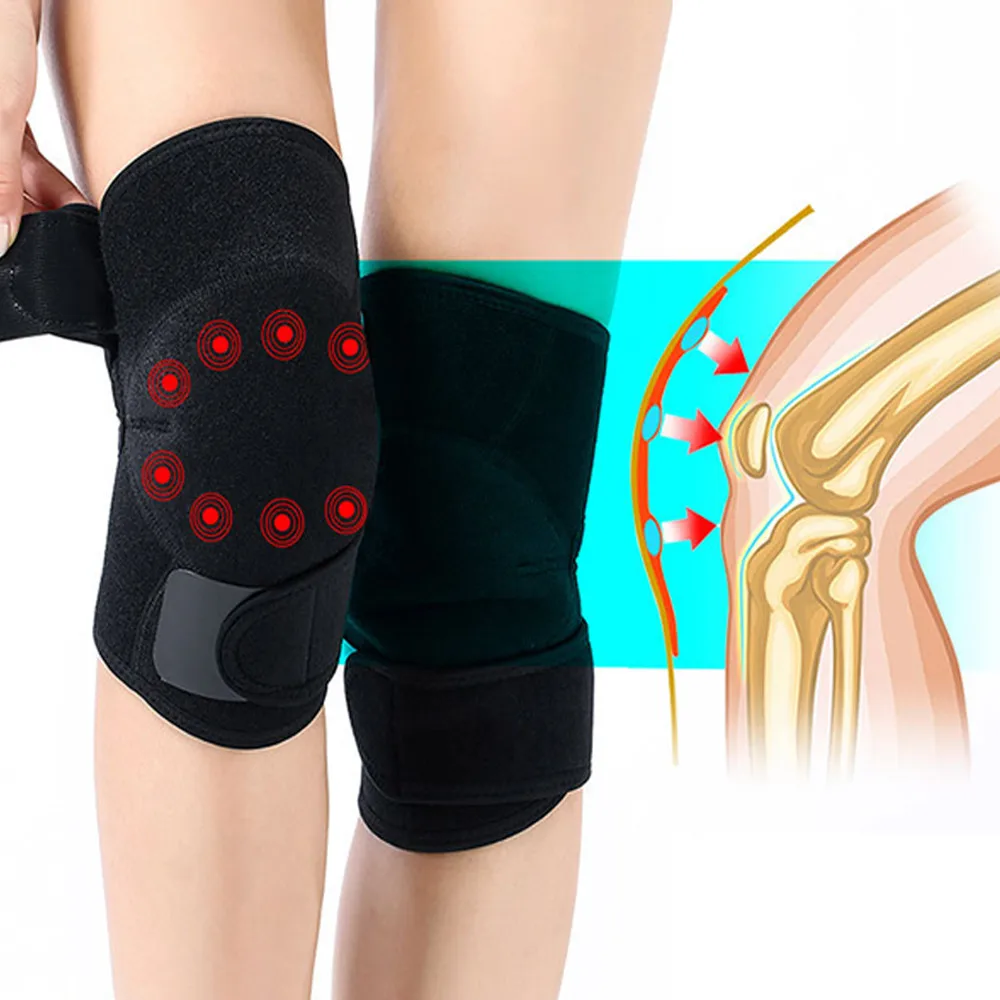 

2018 New New Self Heating Tourmaline Knee Pad Magnetic Therapy Knee Support Belt Brace #NE1017