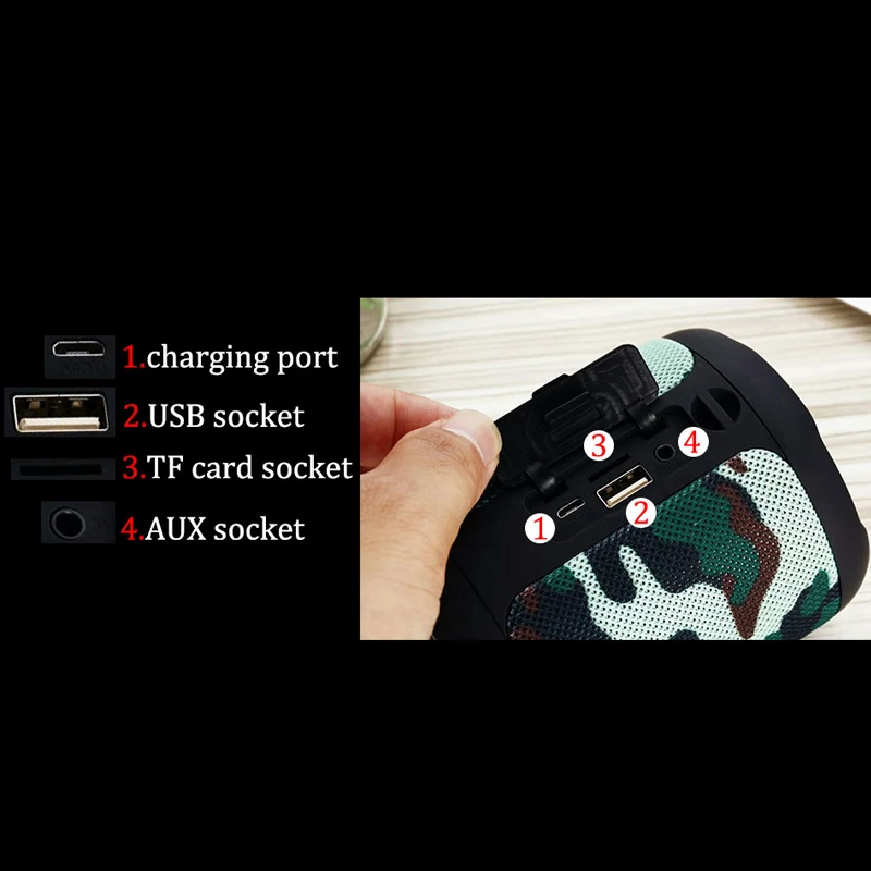 2019 Мини Bluetooth Динамик LIGE портативная беспроводная акустическая система 3D стерео