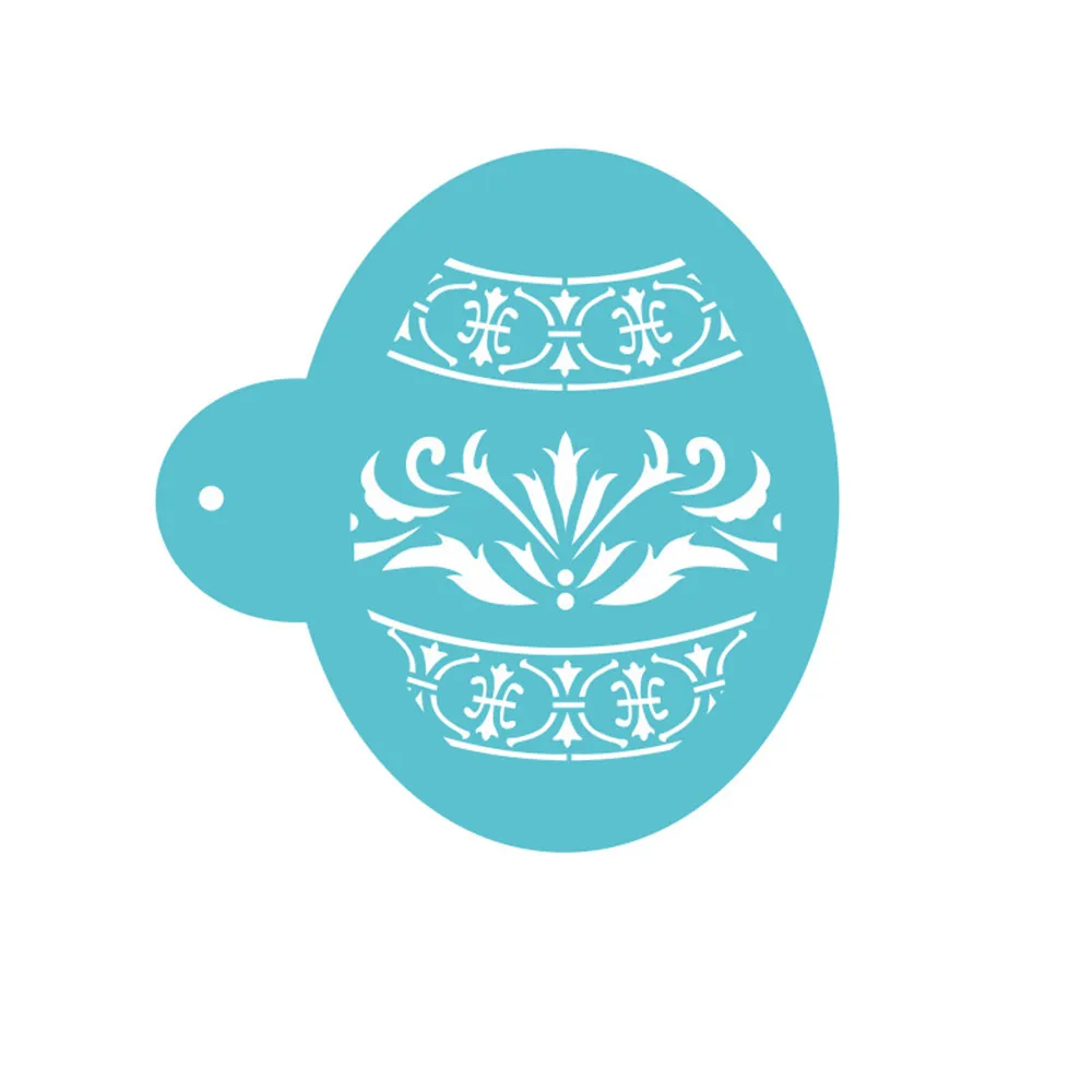 Пасха в форме яйца Фаберже Шаблон трафарет для выпечки помадка инструменты для тортов инструменты для празднования набор трафаретов украшения торта