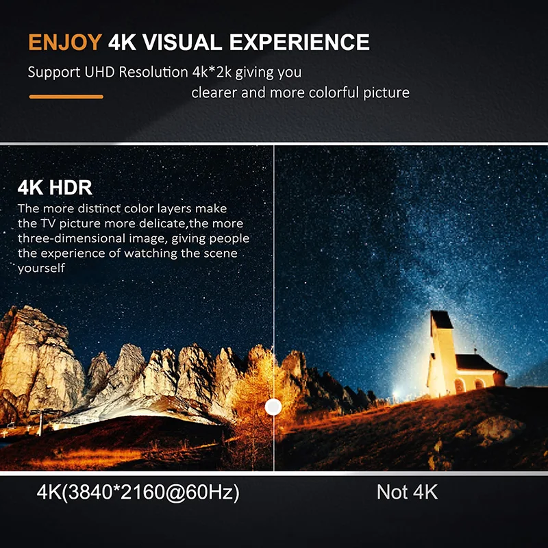 Cabletime Thunderbolt Mini Display port To HDMI Adapter Male-Female 4K 30Hz Mini DP to HDMI for PC Macbook Pro Lenovo 4k N170