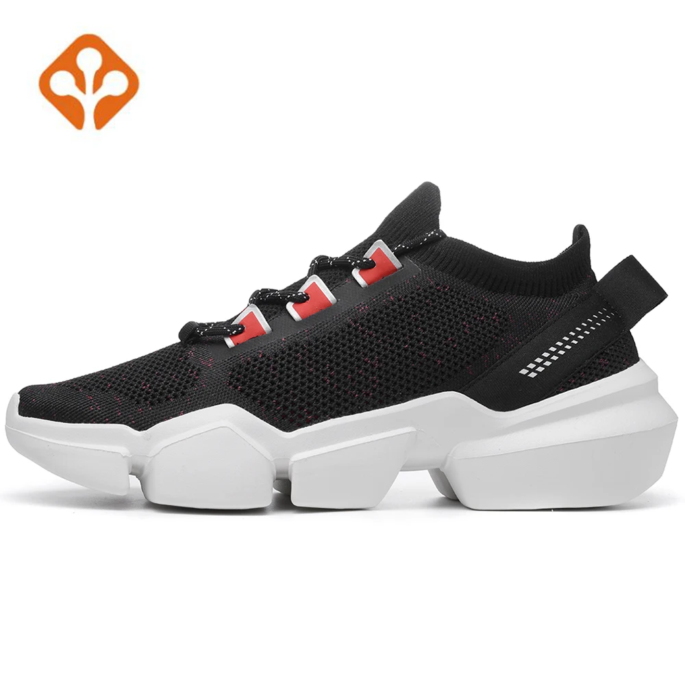 

High Quality Mens Thick Sole Sports Outdoor Gym Running Shoes Sneakers For Men Sport Trekking Jogging Toursim Travel Shoes Man