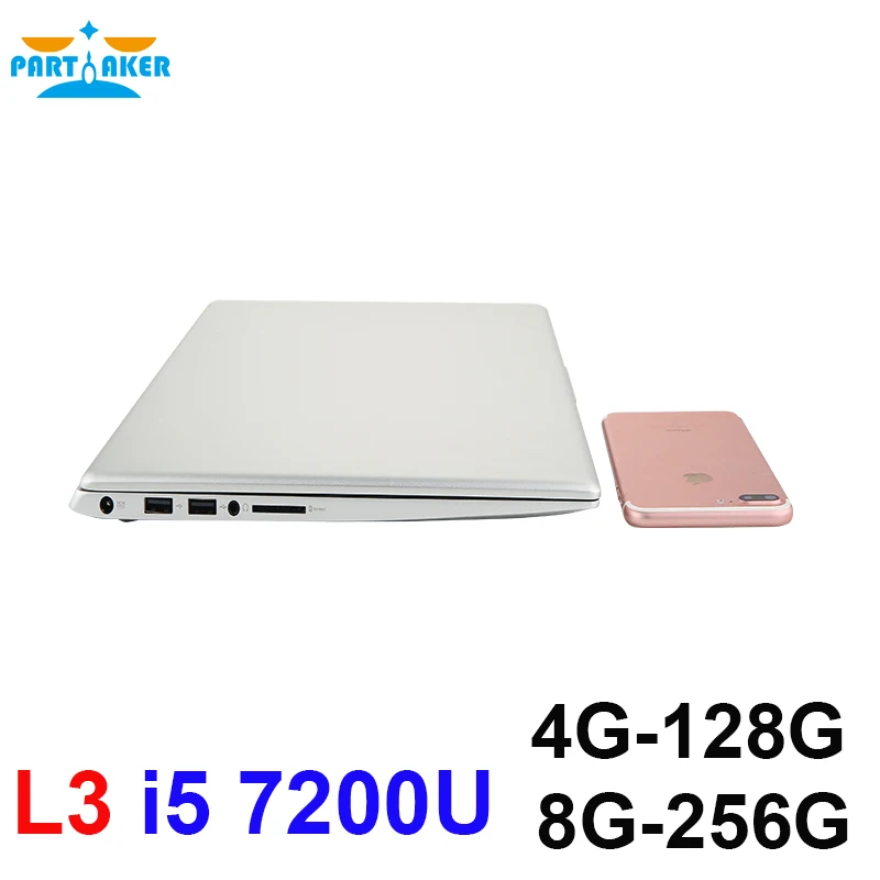 Partaker Intel Core I5 7200U Laptop PC With DDR4 RAM Full Metal Case Preinstalled windows10 L3 Partaker Intel Core I5 7200U Laptop PC With DDR4 RAM Full Metal Case Preinstalled windows10 L3