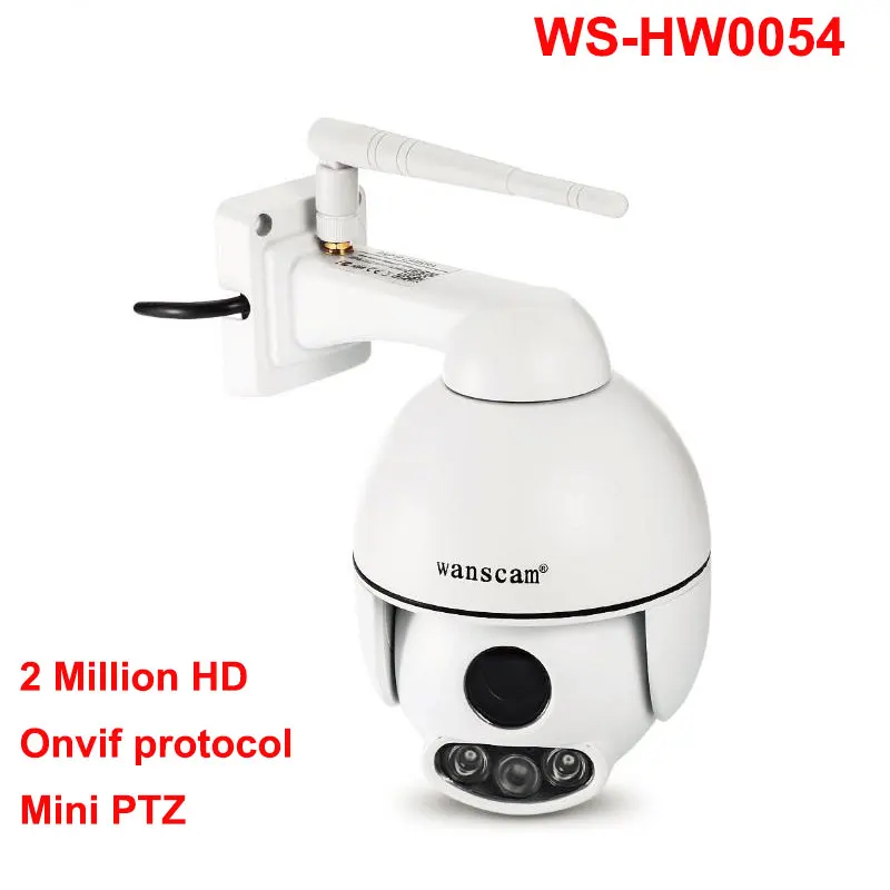 

2MP 1080P Starlight Network IR High speed dome camera HW0054 Mini PTZ IP Camera