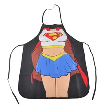 Забавный сексуальный фартук супергерой Супермен Капитан Америка 3D с милой талией водонепроницаемый шеф-повар барбекю кухня для приготовления пищи для женщин и мужчин фартуки
